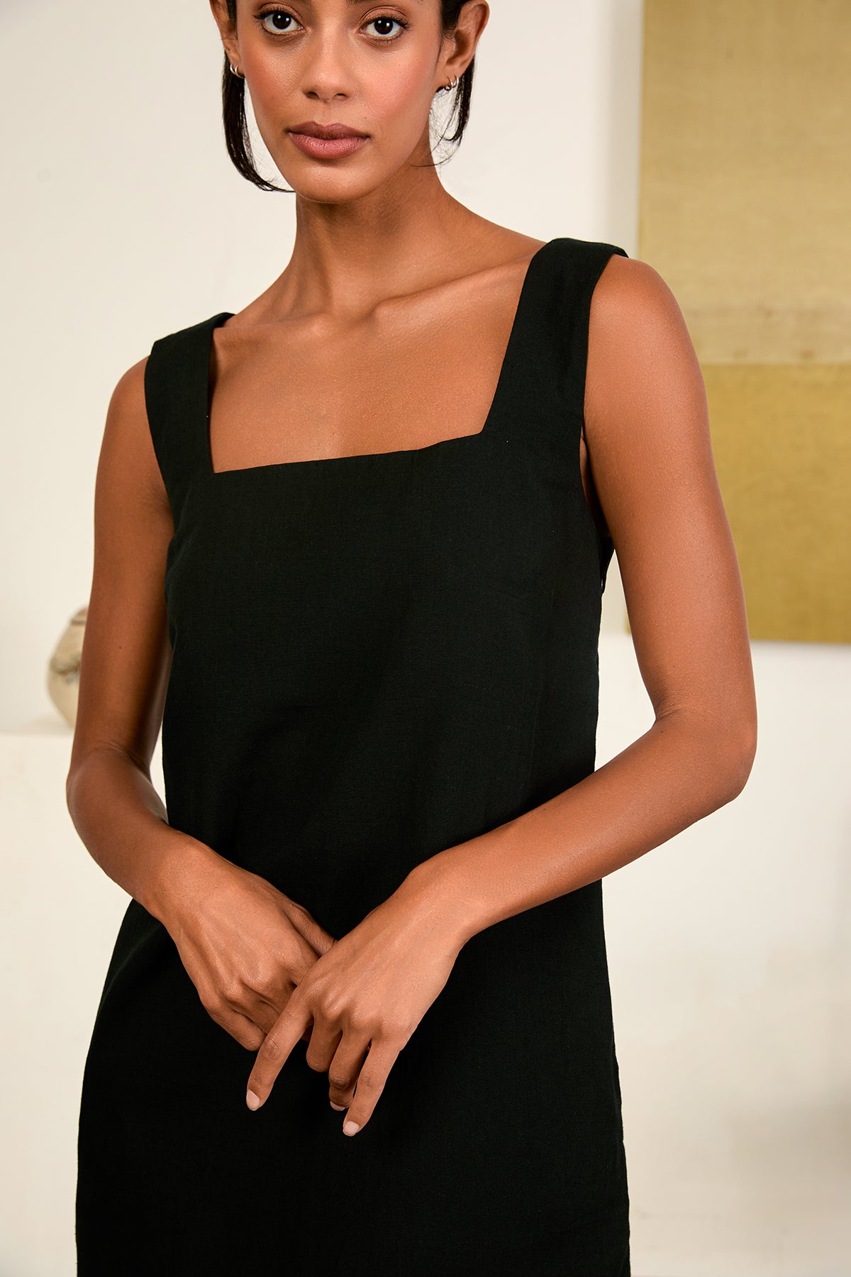 Salone Black Linen Maxi Dress – Ciao Lucia