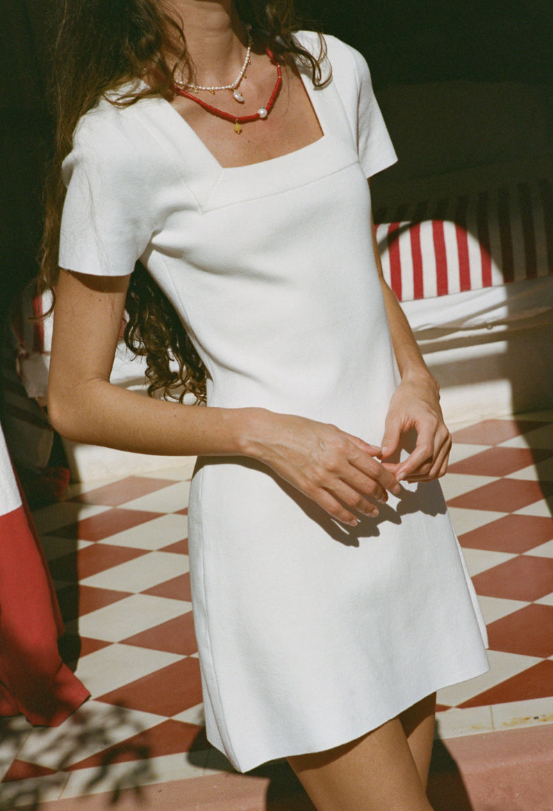 Sigrid Dress White