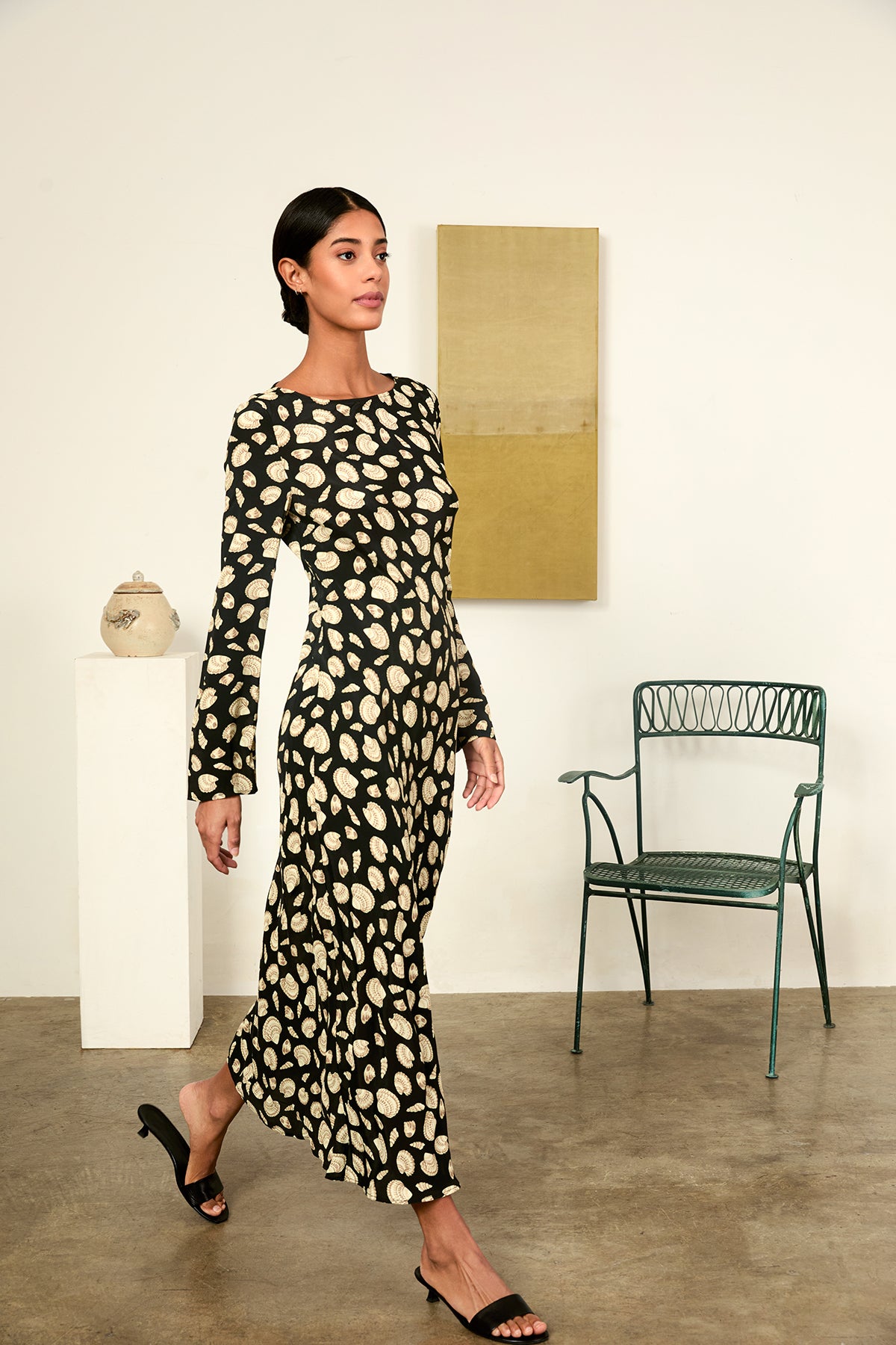 Gaia Long Sleeve Midi Dress – Ciao Lucia