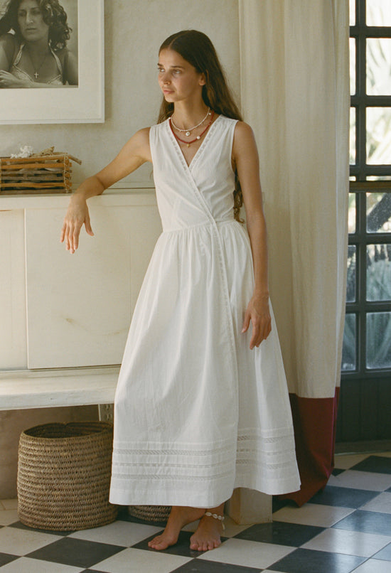 Maja Dress White