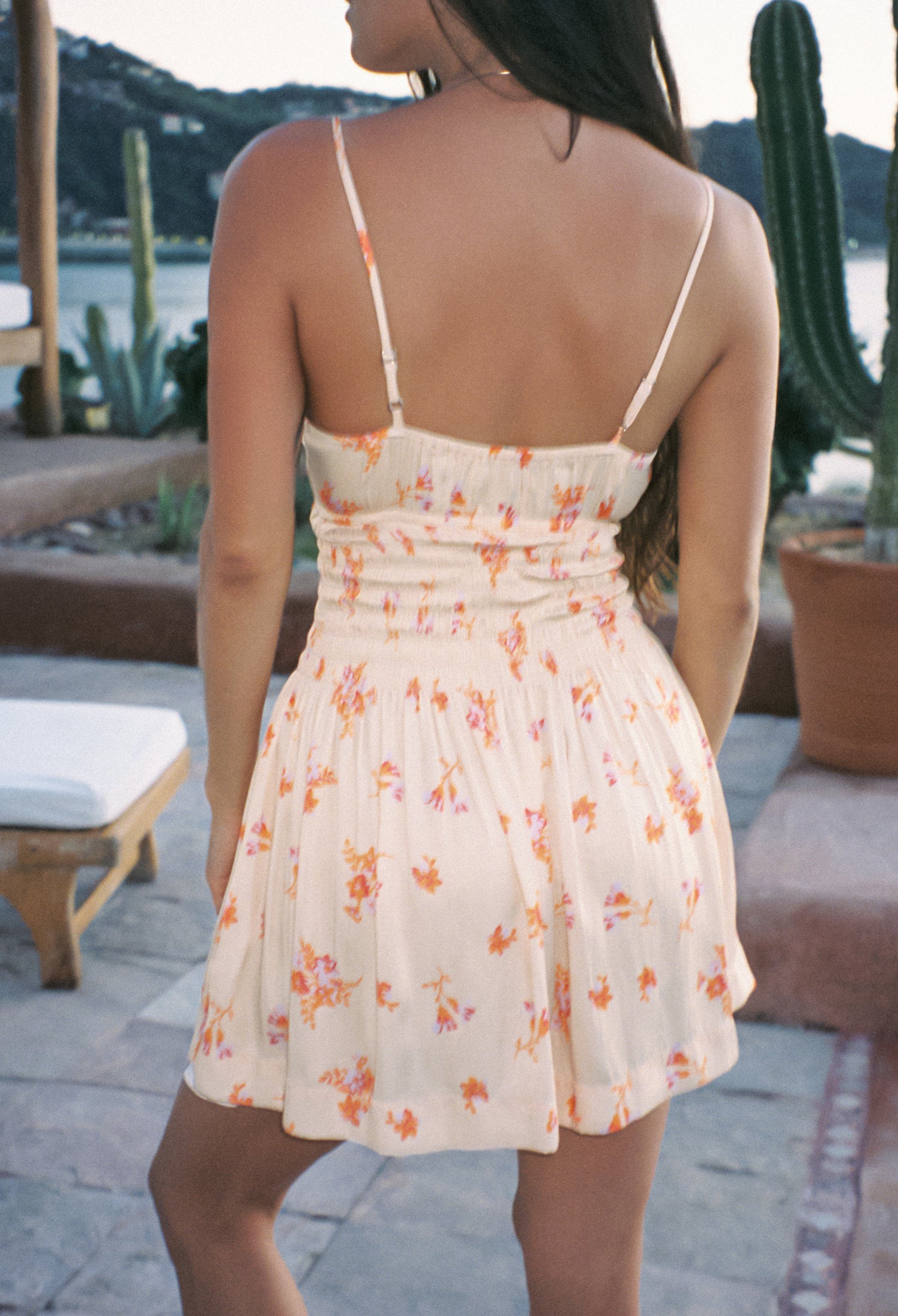 Maia Bouquet Print Satin Dress – Ciao Lucia