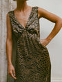 Krista Dress Leopard Print Silk Charmeuse