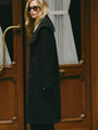 Malla Black Wool Coat