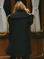Malla Black Wool Coat