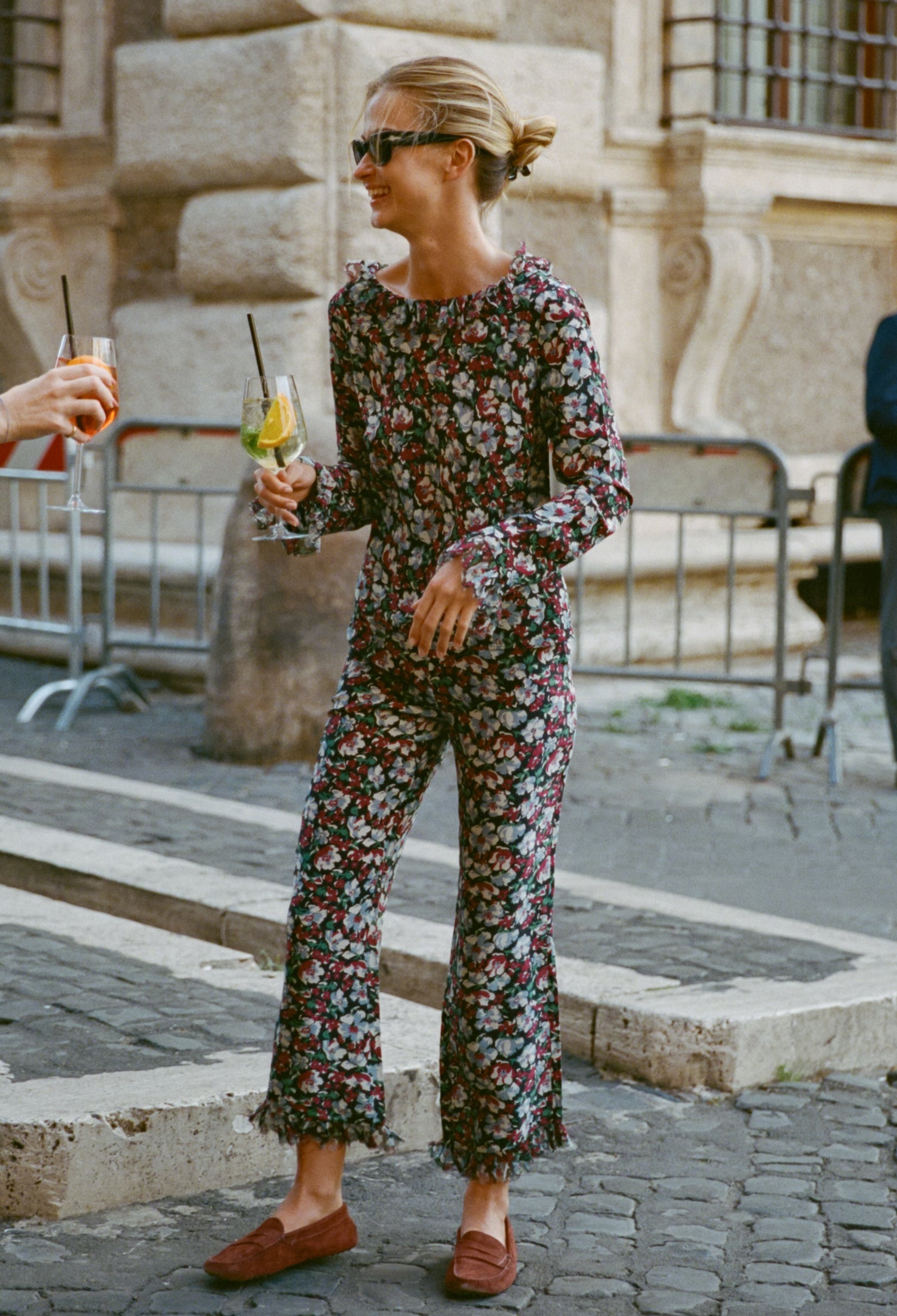 Kaja Pant Peonia Print – Ciao Lucia