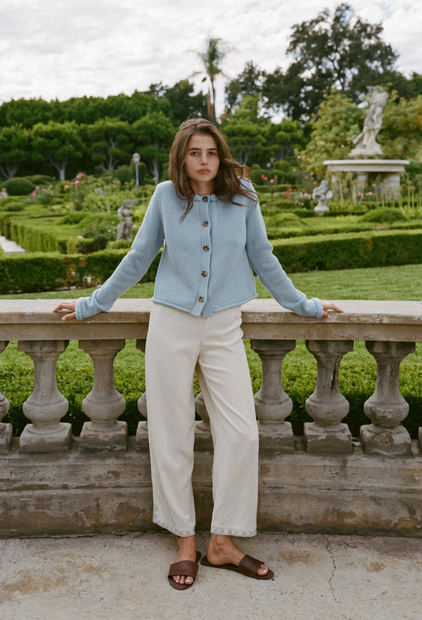 Dita Pant Ivory Silk