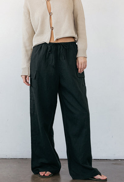 Marceau Black Linen Pant – Ciao Lucia