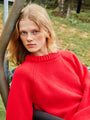 Brolio Red Wool Pullover