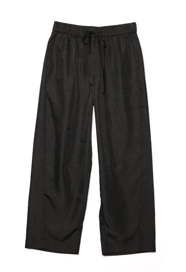 Dania Black Satin Pant