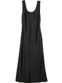 Leticia Black Satin Dress