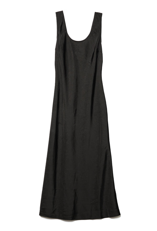 Leticia Black Satin Dress