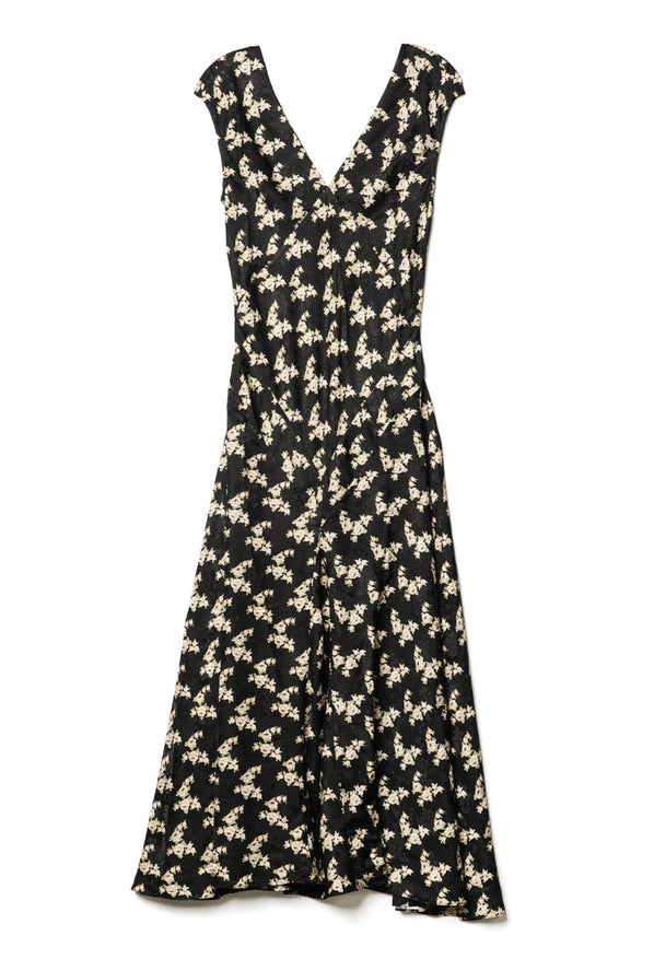 Ilona Jasmine Jacquard Silk Dress
