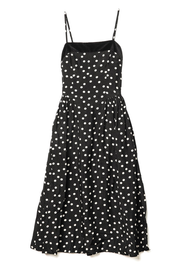 Anneli Dupioni Dot Dress