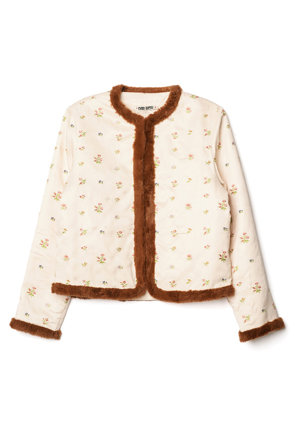 Taimi Satin Bouquet Coat