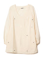 Mirey Ivory Dupioni Dress
