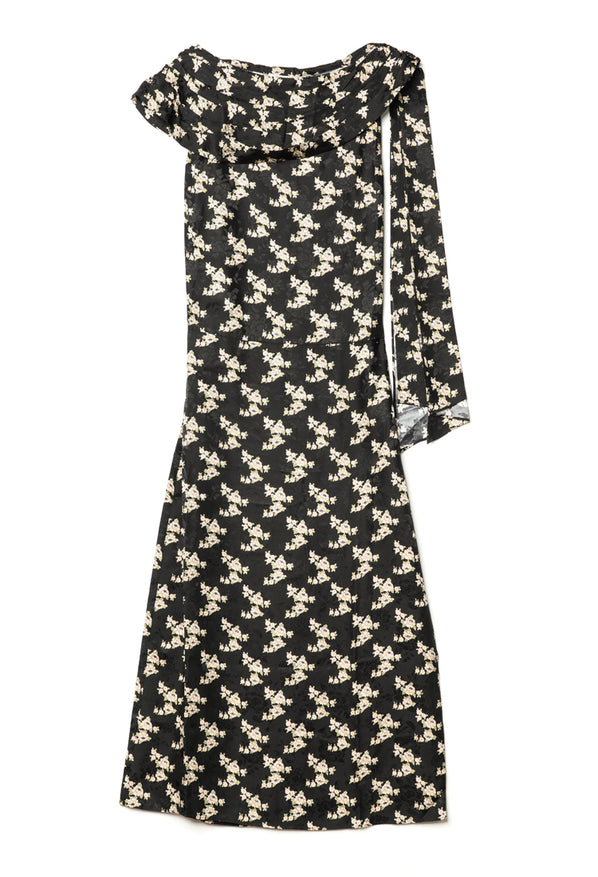 Lya Jasmine Jacquard Silk Dress