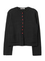 Silja Cotton Cardigan Black