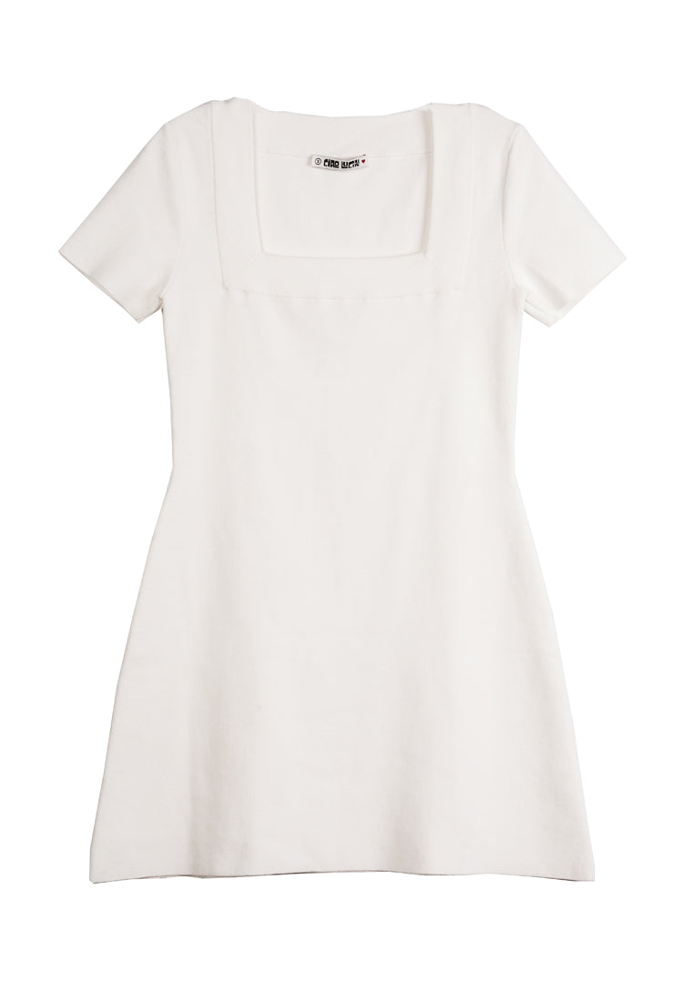 Sigrid Dress White