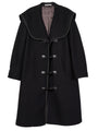 Malla Black Wool Coat