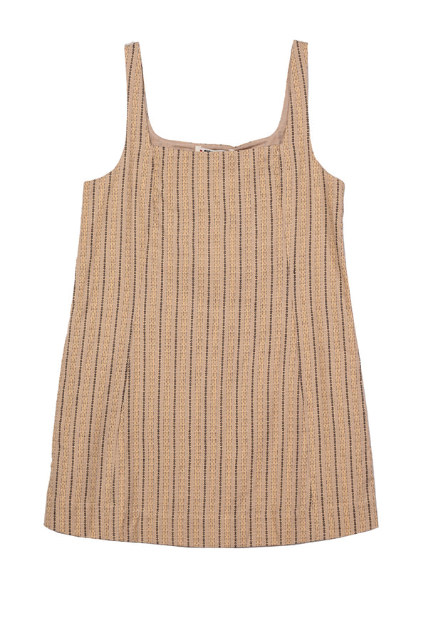Prima Dress Dune Yarn-Dyed Cotton