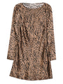 Patrice Leopard Printed Silk Charmeuse Dress