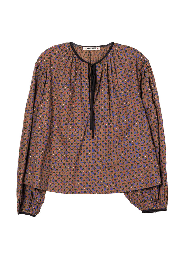 Myra Top Stained Glass Cotton Voile