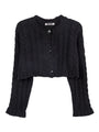 Berta Charcoal Cardigan