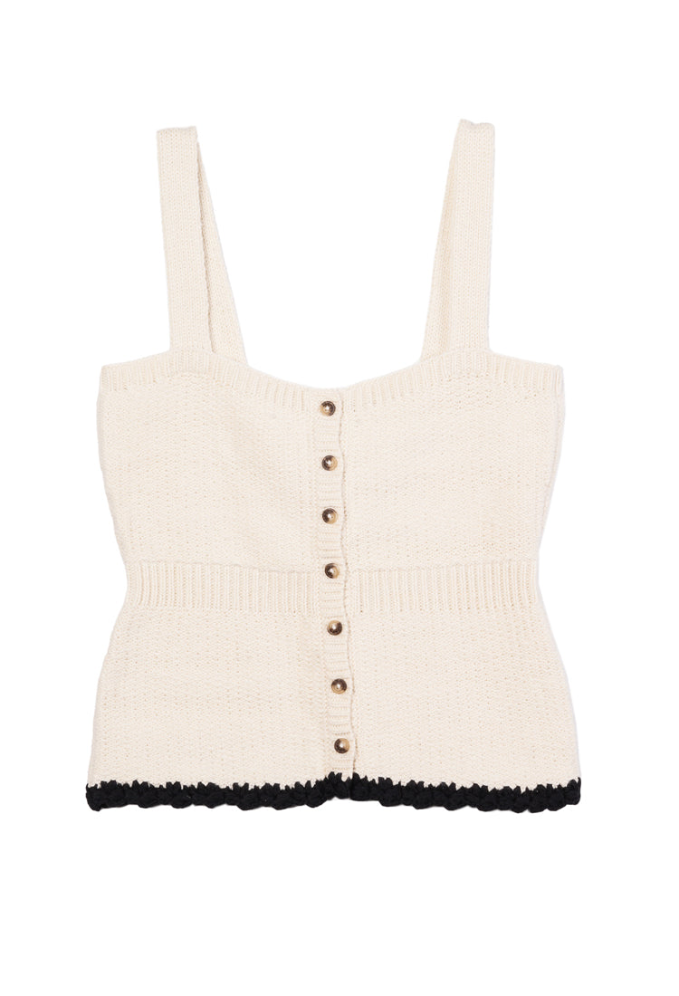 Iren Ivory Knit Top – Ciao Lucia
