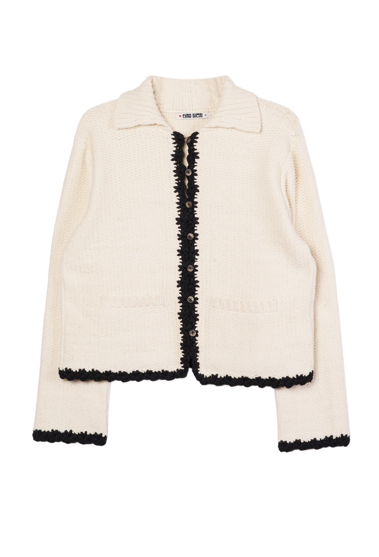 Reyla Ivory Knit Jacket – Ciao Lucia