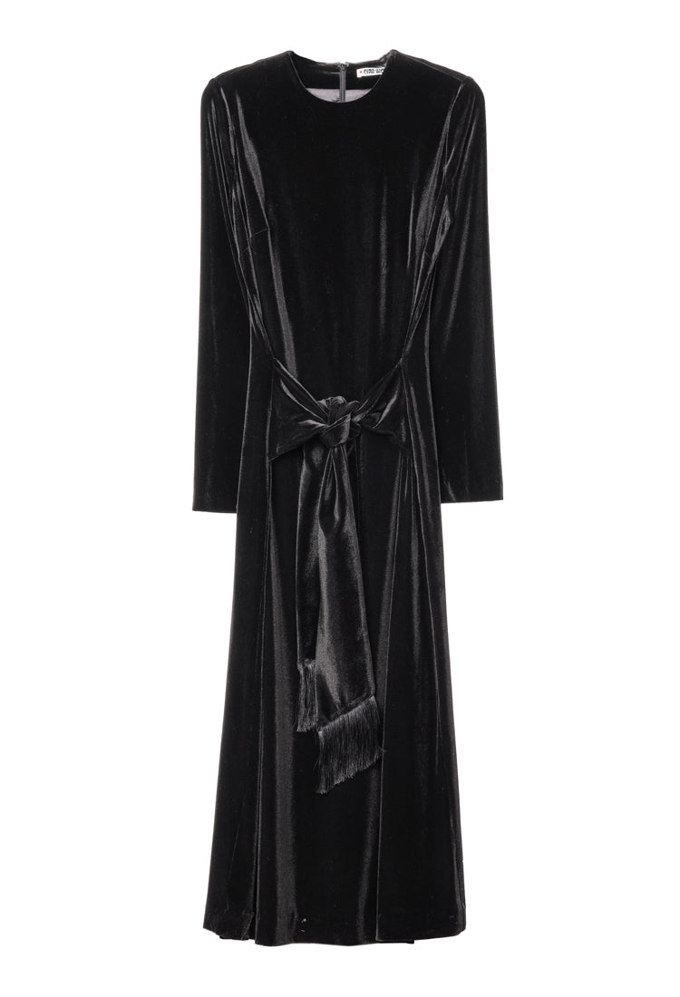 Leona Black Velvet Dress – Ciao Lucia