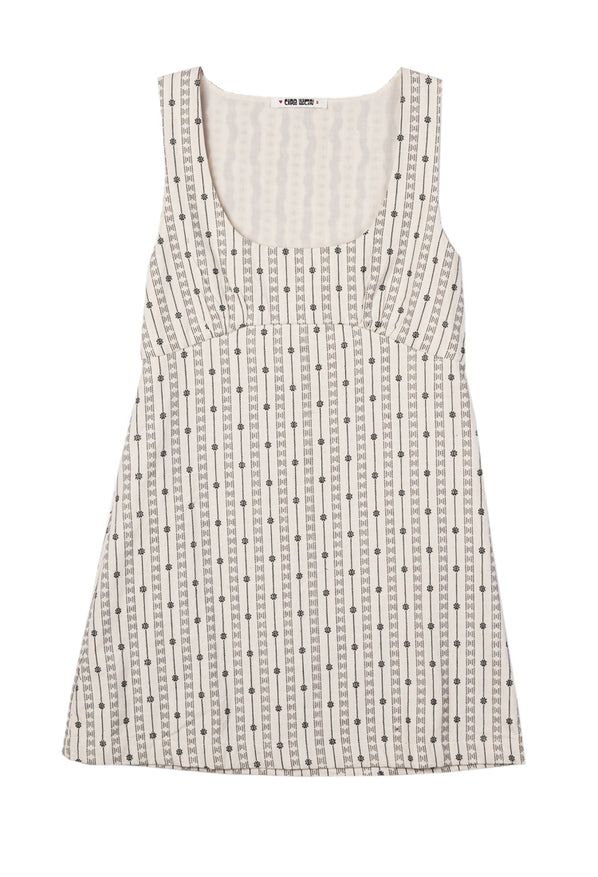 Kirsten Embroidered Cotton Twill Dress
