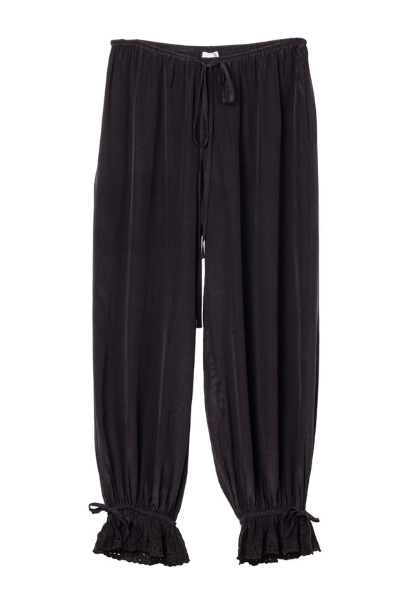 Pauli Black Silk Pant