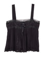 Euri Black Silk Top