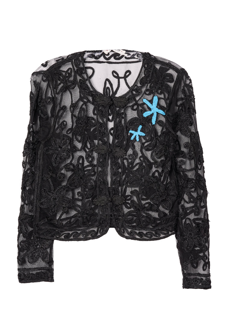 Osane Black Soutache Jacket – Ciao Lucia