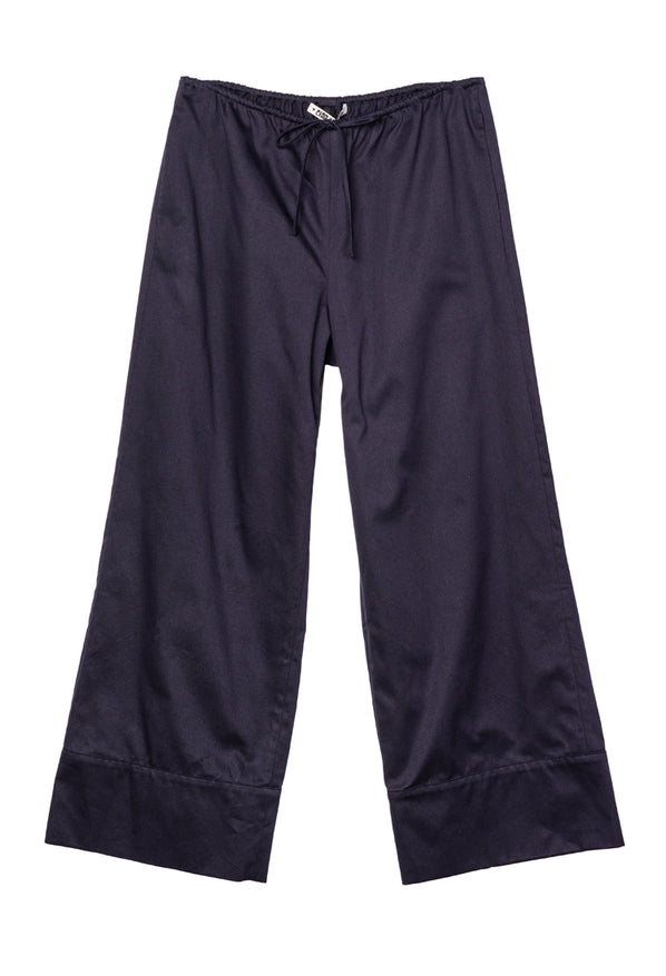 Yuli Midnight Cotton Twill Pant