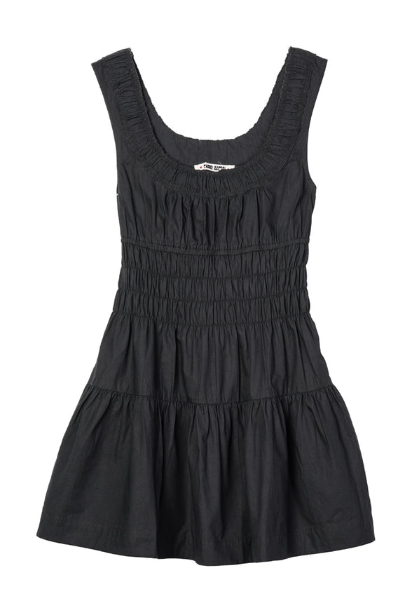 Kala Black Cotton Dress