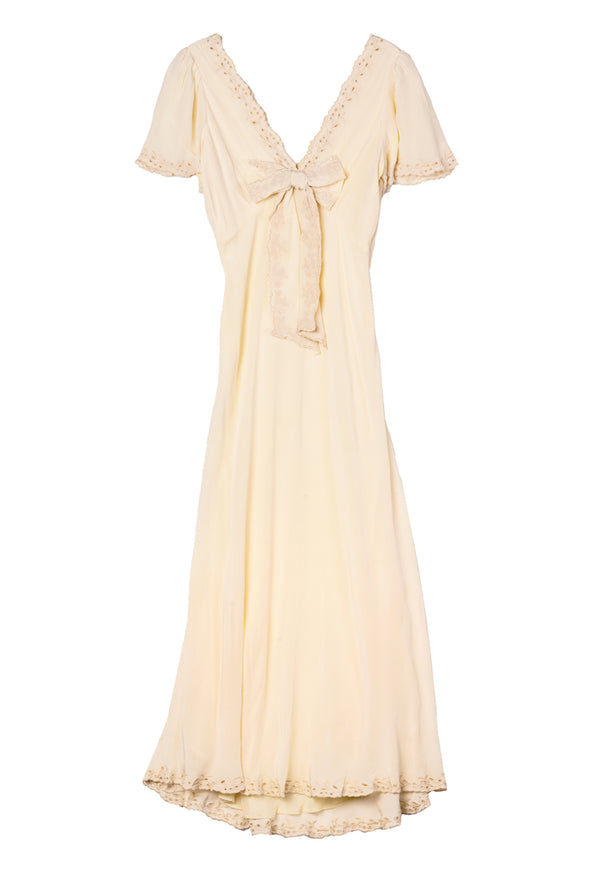 Brunello Ivory Silk Dress
