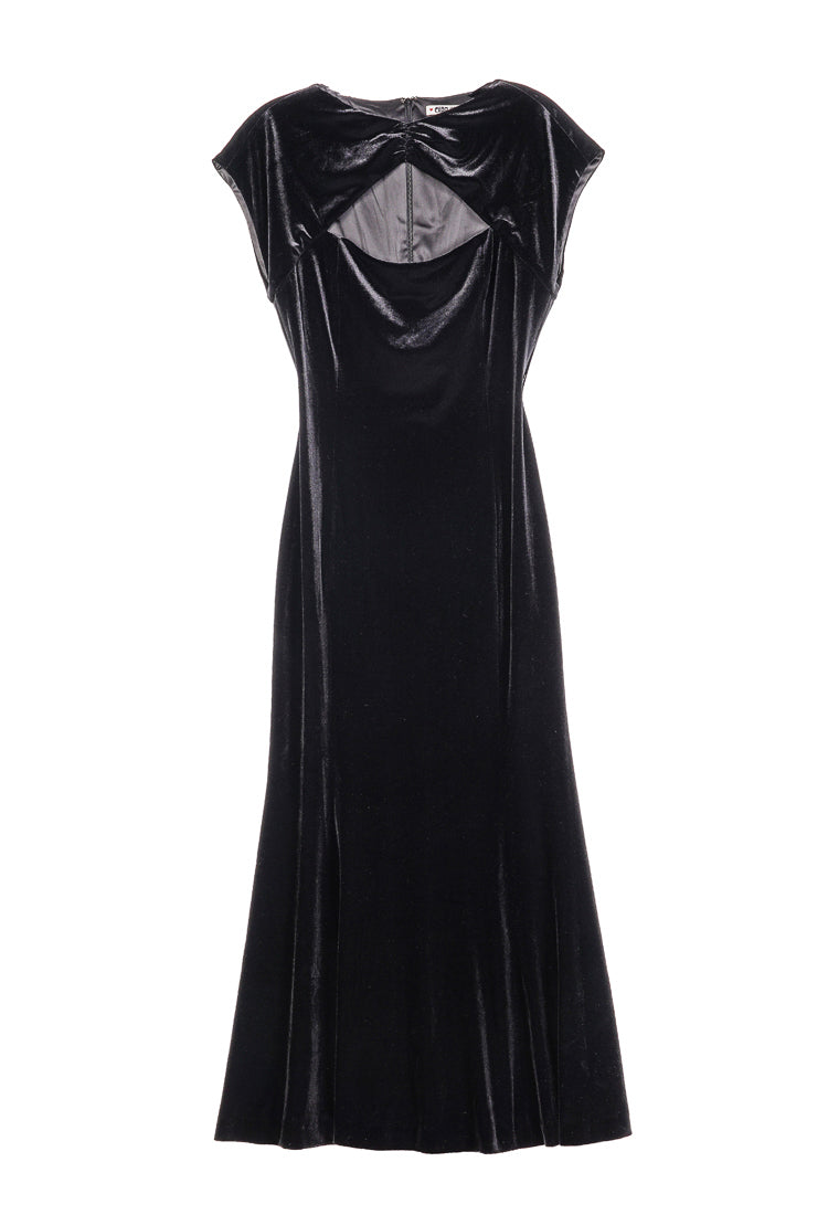 Violeta Dress Black Velvet
