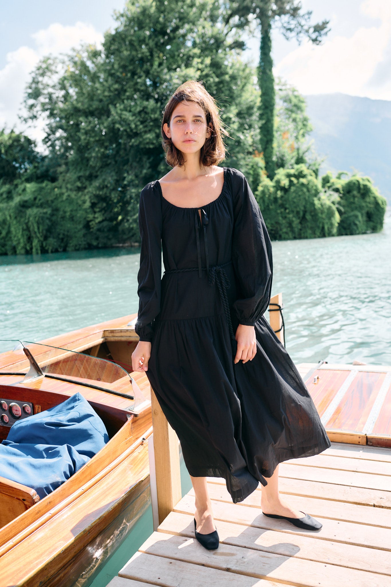 Noro Dress Black Cotton Voile – Ciao Lucia