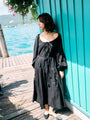 Noro Dress Black Cotton Voile