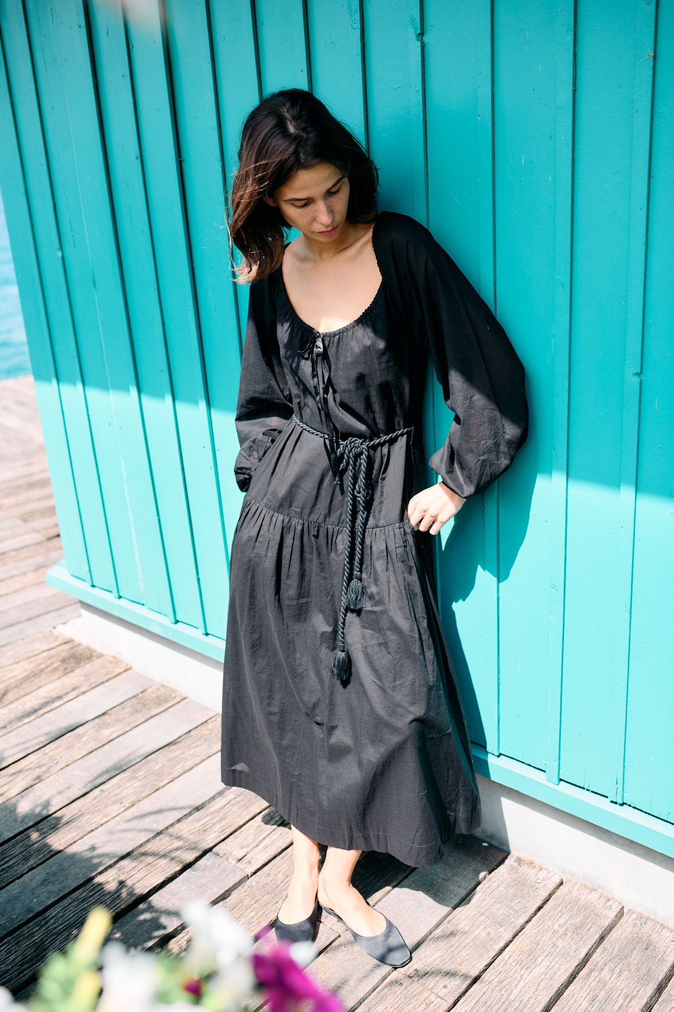 Noro Dress Black Cotton Voile – Ciao Lucia