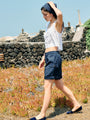 Izabel White Cotton Sleeveless Top