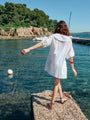 Isobel White Cotton Voile Dress