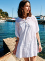 Isobel White Cotton Voile Dress