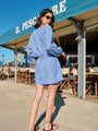 Felina Stripe Shirting Dress