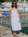 Katy White Cotton Voile Dress
