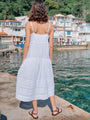 Katy White Cotton Voile Dress