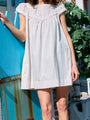 Brynn Ivory Cotton Poplin Dress