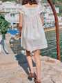 Brynn Ivory Cotton Poplin Dress