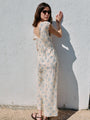 Marja Ivory Silk Dress